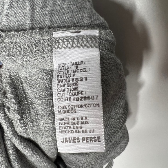 James Perse Pull On Sweat Pant Grey Size 1 - Picture 4 of 4